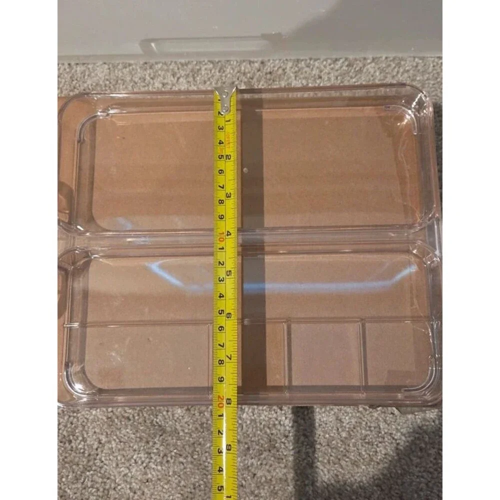 Amazon basics makeup organizers, 2 pieces